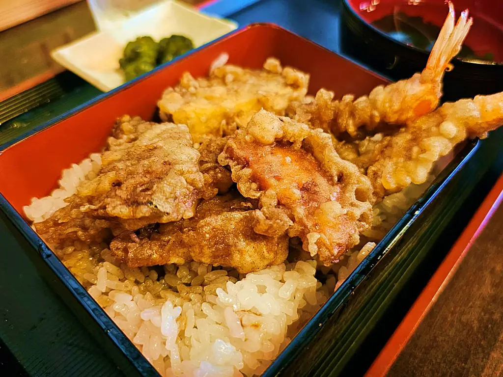 구마모토 현지인 맛집 가와시마 튀김 덮밥 확대 사진