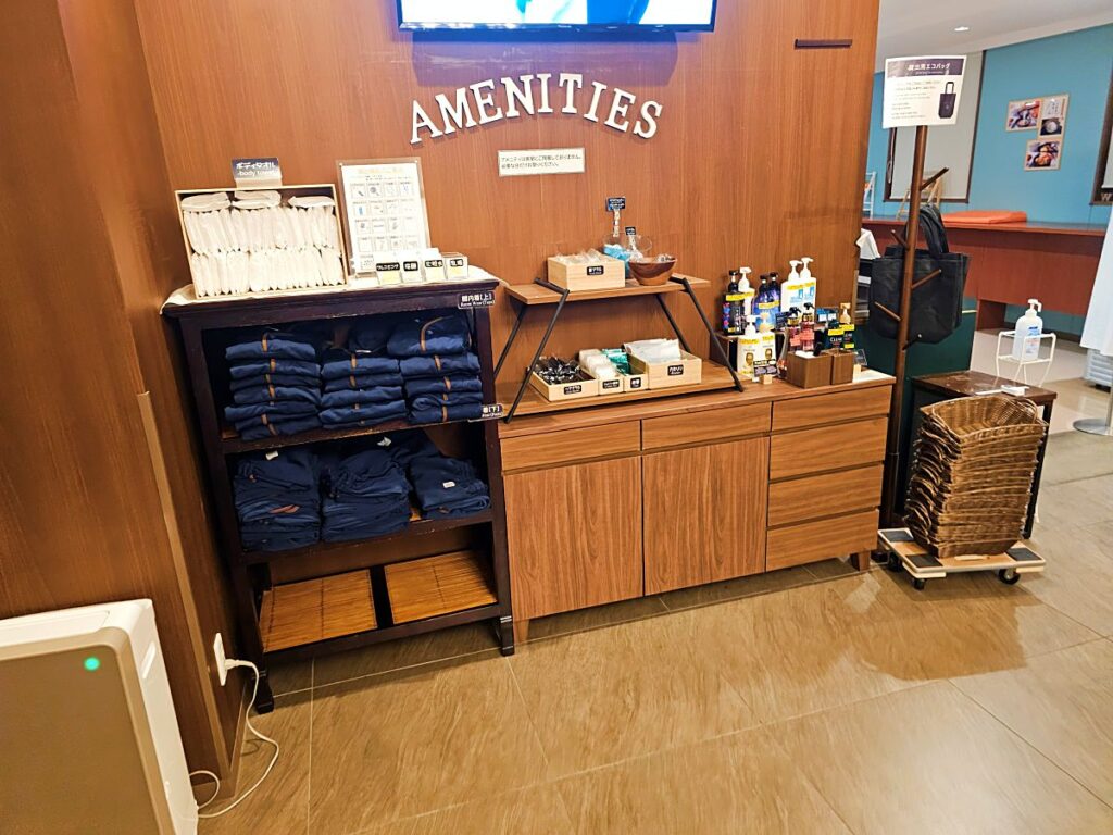 호텔 윙 구마모토 3층 로비 및 무료 어메니티 바 서비스